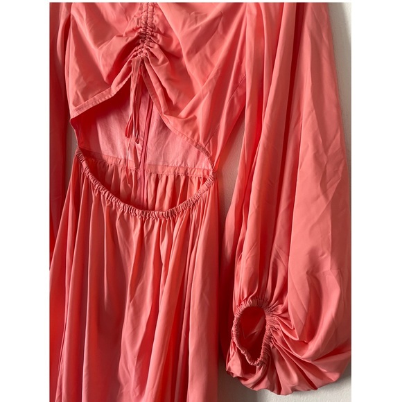 STAUD Tangier Ruched Front Maxi Dress S - Picture 11 of 13